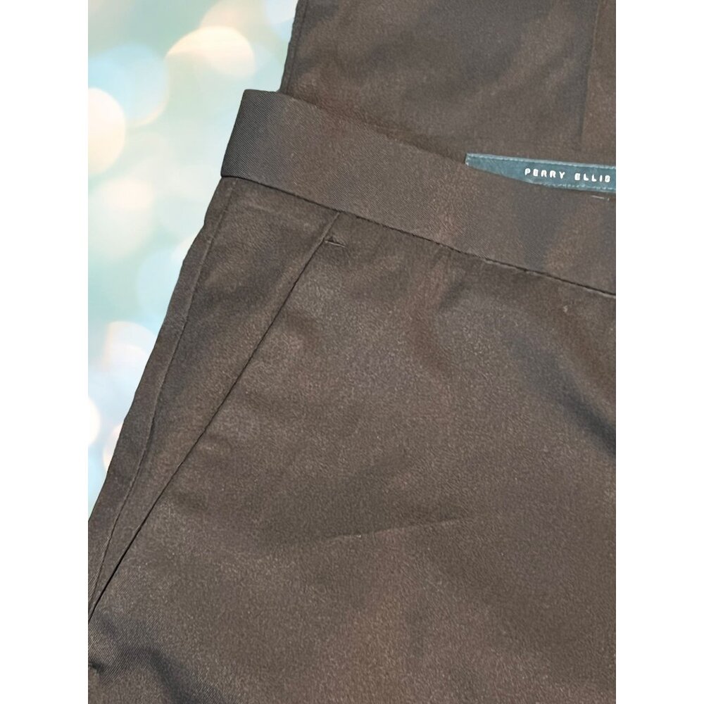 Perry Ellis Black Slim Fit Dress Pants Slim Leg 38 x 32 NWT - Picture 2 of 4